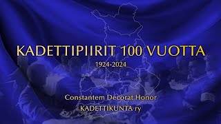 KADETTIPIIRIT 100 VUOTTA 19242024 SEMINAARI [upl. by Aisena]