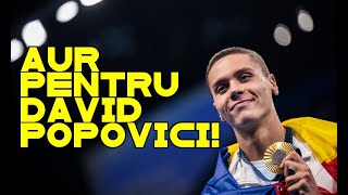 Răzvan Florea primul medaliat olimpic al României plin de emoții după triumful lui David Popovici [upl. by Warenne]