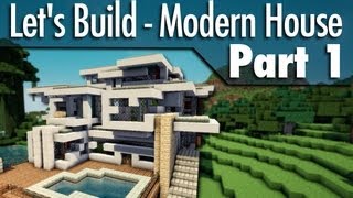 Lets Build  Maison Moderne  Part 1  FR [upl. by Aldis]