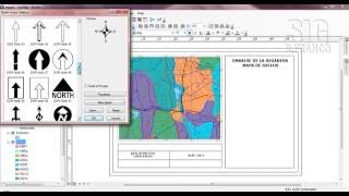 Tutorial ARCGIS Cap505 Layout Insertar Flecha Norte [upl. by Atnahs]