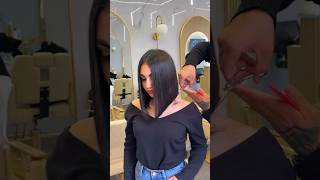 Long Bob haircut transformation ✨Bob haircut fypシ transformation viral bobhaircut [upl. by Malin]