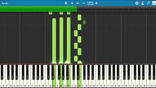 Adolescents Orquesta  Aquel lugar  Piano Tutorial  Midi [upl. by Yrdua350]