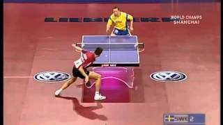 Jan Ove Waldner vs Vladimir Samsonov  Shanghai Table Tennis World Cup 2005 [upl. by Adleremse]