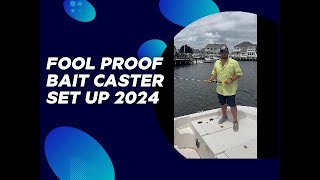 BAITCASTER FOR BEGGINERS fool proof setup [upl. by Trillbee836]