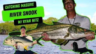 Catching Big River Snook in Jupiter Florida with Capt Ryan Nitz [upl. by Ling]