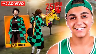 💙 FREITAS AO VIVO 💙 O TANJIRO VOLTOU 💙 FREE FIRE MOBILE 💙 [upl. by Barmen981]