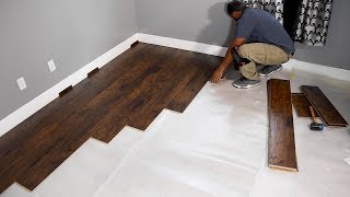 How to Install Laminate Flooring for beginners [upl. by Maxma]