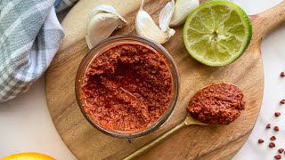 Homemade Achiote Paste Recipe [upl. by Anih]