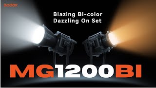 Godox MG1200Bi  1200W LED Bicolor Dazzling On Set [upl. by Llarret]