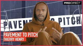 quotWITHOUT THAT I WOULDNT HAVE GONE TO ARSENALquot THIERRY HENRY  PAVEMENT TO PITCH [upl. by Lotsirb]