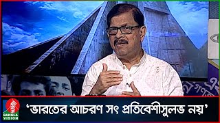 ভারত বাংলাদেশের সাথে বন্ধুসুলভ আচরণ করেনি মান্না  Talk show  Mahmudur Rahman Manna  Banglavision [upl. by Buskus385]