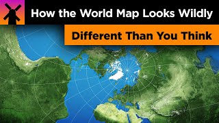 How the World Map Looks Wildly Different Than You Think [upl. by Annabel]