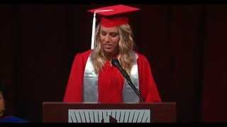 Jessica Ekstrom Spring 2013 Commencement [upl. by Yarehs]