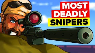 10 Deadliest Snipers In The History Of The World [upl. by Acirrej446]