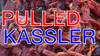 Pulled Kassler vom Gasgrill grillen  Klaus grillt [upl. by Lally444]