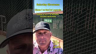 Bay Area Showcase  San Jose Game 1 vs NorCal Legends Game 2 vs I  5 Softball SnyderAceveda [upl. by Rowell10]