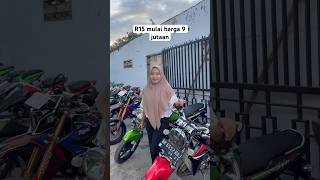 R15 mulai harga 9 jutaan obralmotor nengcantik ninja cbr150r r15v2 gsxr crf ninjass viral [upl. by Thalia]