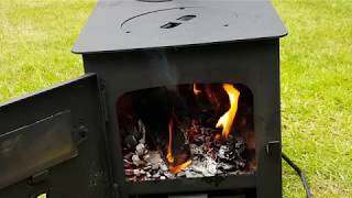 OUTBACKER PORTABLE Best Wood Burning Stove outbacker fireboxstove cookerreview [upl. by Cassandry927]