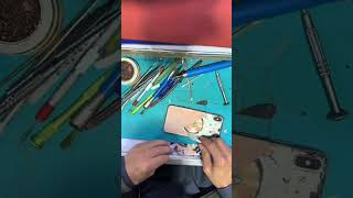 iphone xs max back Glass replacement’100 waterproof 👍iphone smartphone iphonerepairingrepair [upl. by Kiley745]