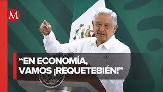 AMLO dice que México puede ser el país con más crecimiento económico en el mundo este año [upl. by Lynnet]