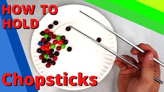 How to hold and use Chopsticks for Beginners [upl. by Burnett]