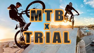 MTB x TRIAL  POV  Nicolas Fleury amp John Langlois [upl. by Enehpets369]