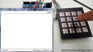 Keypad Key Press Detection with Arduino [upl. by Retep]