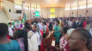 Utukufu kwa Mungu juu Mbinguni na Amani duniani song by 3rd Mass Choir Christ the King Cathedral [upl. by Aihsyn]