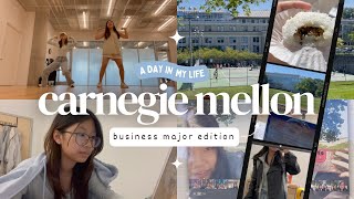 a day in my life carnegie mellon business major  uni vlog [upl. by Esiuole]