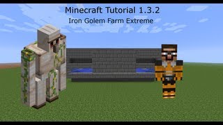 Minecraft Tutorial  Iron Golem Farm works in 144  256 Iron Per Hour [upl. by Nehgaem]