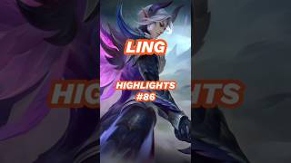 LING HIGHLIGHTS ✨✅ mobilelegends shorts [upl. by Hnirt]