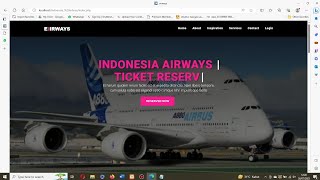 aplikasi pemesanan tiket pesawat terbang berbasis web [upl. by Purpura]