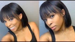 HOW TO BOB AND FRINGE BANGS TUTORIAL  DYHAIR777 [upl. by Aiceled230]