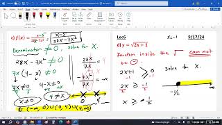 Lec6 JTFA Sec36 51 M1030 Domain and Exponent Rules [upl. by Tedra]