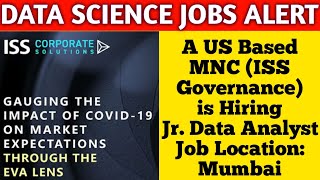 How To Become a Data Analyst In US Based MNC  ISS Governance Mumbai Data Analyst Job  Fresher 2020 [upl. by Icram610]