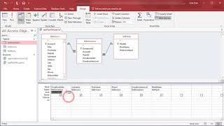 Access  Create a Query in Design View [upl. by Wendeline]