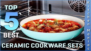 Top 5 Best Ceramic Cookware Sets Review in 2023 [upl. by Allac]