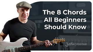 8 Open Chords That You Should Know  Guitar for Beginners [upl. by Lyns185]