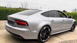 2015 Audi A7 BiTDI Quattro Black edition for sale walk round video [upl. by Dnalram804]