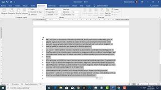 Numerar Líneas en Microsoft Word [upl. by Yarehs996]