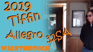 2019 Tiffin Allegro 32SA Walkthrough  54 Nights RV [upl. by Alejna]