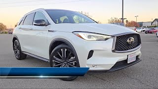 2021 INFINITI QX50 LUXE Sport Utility Tracy Manteca Stockton Modesto Livermore [upl. by Annayat232]