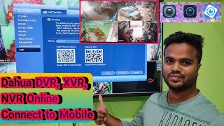 how to dahua cctv camera connect to mobile dahua dvr xvr nvr online configuration bangla [upl. by Maggy]