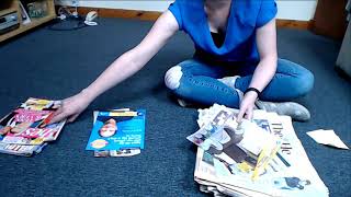 ASMR Sorting Through Newspapers Magazines Page Turning Intoxicating Sounds Sleep Help Relaxation [upl. by Dragone]