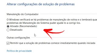 Como Ativardesativar Manutenção Automática Do Windows 1110  Tutorial Completo [upl. by Bedelia956]