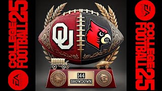 EA Sports College Football 25 Week 0Oklahoma Vs 5 Louisville User Game [upl. by Raynard]