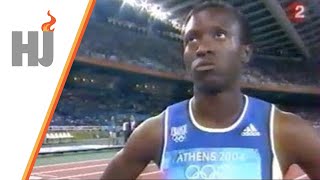 2004 Athènes  médaille de bronze pour le 4x100m féminin [upl. by Zweig]