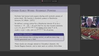 50 Years of Mathematics the Work of Melvin Hochster [upl. by Eachern]