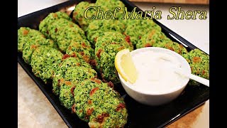 Spinach scones recipeAfghani pakorastyle Leek Mozzarella sconesAfghan recipes [upl. by Rodolph]