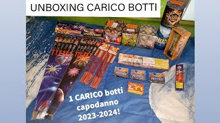 Primo Carico Botti Capodanno 2024 [upl. by Dnomso172]